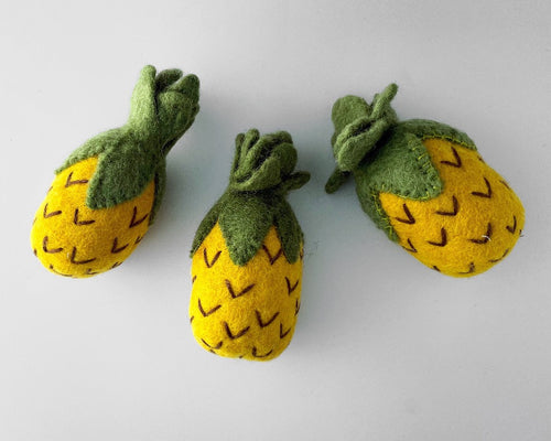 Large Felt Pineapple. Wool Pineapple. Felted Pineapple. Pineapple decor. Pineapple felt decoration