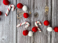 Load image into Gallery viewer, 5ft Candy Cane Garland SALE
