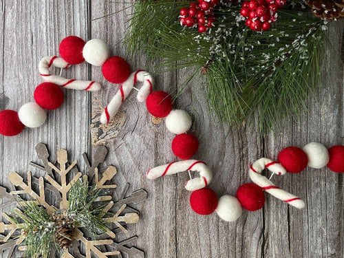 5ft Candy Cane Garland SALE