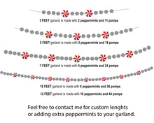 Load image into Gallery viewer, 5ft Peppermint Garland Blush SALE
