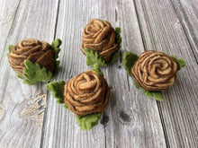 Load image into Gallery viewer, Felt Pine Cone. Essential oil diffuser. Felted Pine Cone. Felt Shape
