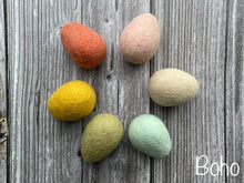 Load image into Gallery viewer, Easter Eggs. Felt Easter Eggs. Easter Table Decor. Felt Egg Easter.

